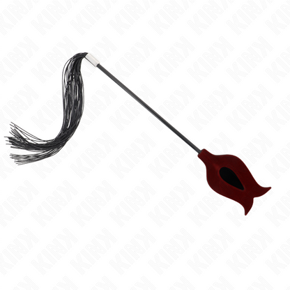 KINK - LÁTIGO CON BORLA DE SILICONA EN FORMA DE ROSA 45 CM