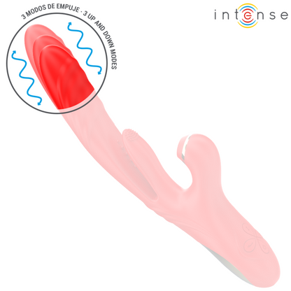 INTENSE - KAROL MULTIFUNCTION VIBRATOR IMPULSE &amp; STIMULATION &amp; SUCTION RED
