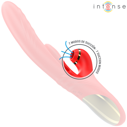 INTENSE - KAROL MULTIFUNCTION VIBRATOR IMPULSE &amp; STIMULATION &amp; SUCTION RED