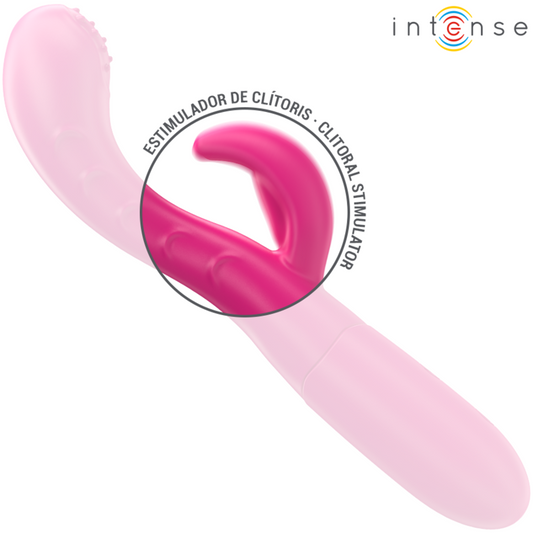 INTENSE - AMARA VIBRADOR COM LÍNGUA ESTIMULANTE 10 VIBRAÇÕES ROSA