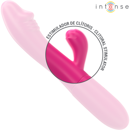 INTENSE - IVY FLEXIBLE VIBRATOR 10 VIBRATIONS WITH PINK STIMULATING TONGUE