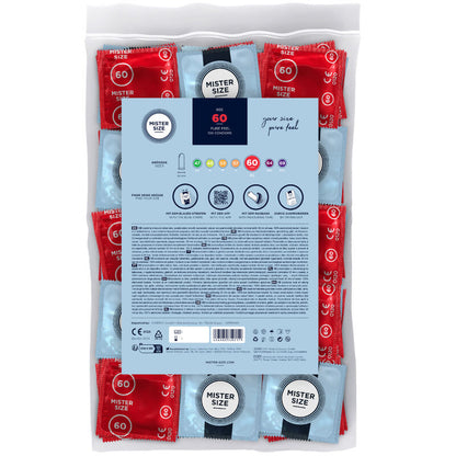 MISTER SIZE - CONDOMS SIZE XL 60 MM (100 UNITS)