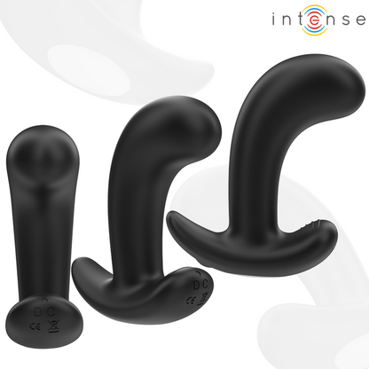 INTENSE - CHANDLER ANAL PLUG 10 VIBRACIONES NEGRO MANDO A DISTANCIA