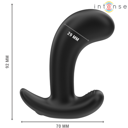 INTENSE - CHANDLER ANAL PLUG 10 VIBRACIONES NEGRO MANDO A DISTANCIA