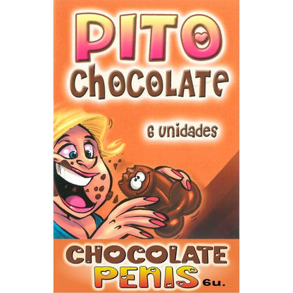 SPICY DIABLO - BOX OF 6 PENIS-SHAPED CHOCOLATES
