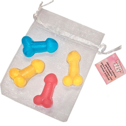 DIABLO PICANTE - 4 MINI SCENTED SOAPS IN THE SHAPED OF A PENIS