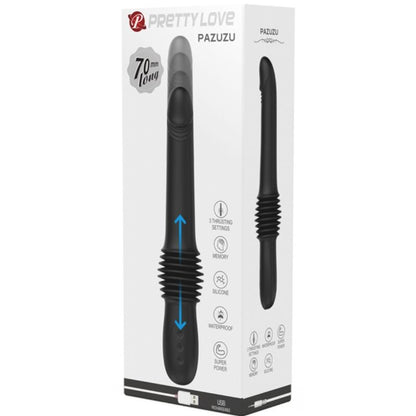 PRETTY LOVE - VIBRADOR PAZUZU 3 MODOS DE IMPULSO PRETO