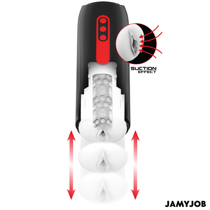 JAMYJOB - PHANTOM VAGINA AUTOMATIC MASTURBATOR 5 SUCTION AND THRUST MODES