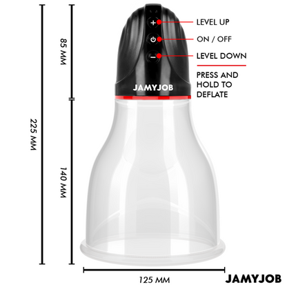 JAMYJOB - XPAND LITE AUTOMATIC TEST PUMP 3 SUCTION LEVELS GRAY