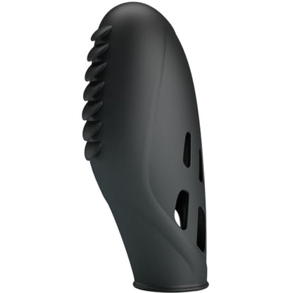 PRETTY LOVE - BLACK SILICONE FINGER VIBRATOR