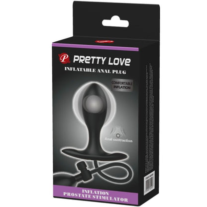 PRETTY LOVE - BLACK INFLATABLE BUTT PLUG