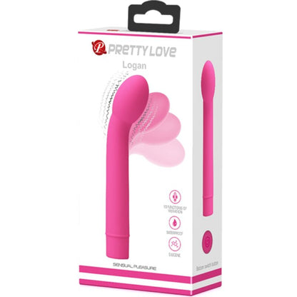 PRETTY LOVE - LOGAN G-SPOT VIBRADOR 10 VIBRAÇÕES ROSA