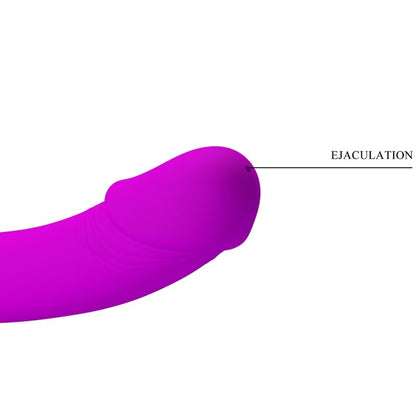 PRETTY LOVE - PURPLE KELPIE DOUBLE STRAP-ON STIMULATOR