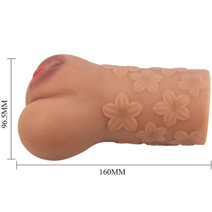 CRAZY BULL - SCARLET VAGINA AND ANUS DESIGN WITH FLESH FLOWERS