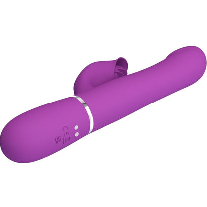 PRETTY LOVE - 4-IN-1 PURPLE MULTIFUNCTIONAL VIBRATOR AND STIMULATOR