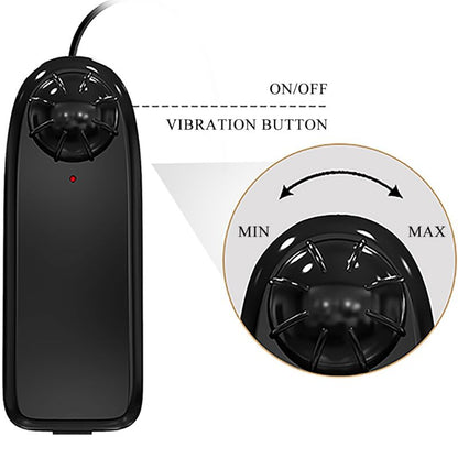 CRAZY BULL - VIBRADOR ASS EMILIA COM CONTROLE REMOTO REALISTA DE VAGINA E ÂNUS