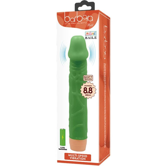 PROM - BILL REALISTIC VIBRATOR 22.5 CM GREEN