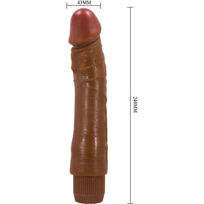 BAILE - REALISTIC DYBBUK VIBRATOR 24 CM MULATTO