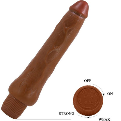 PROM - DRYAD REALISTIC VIBRATOR 25 CM MULATO