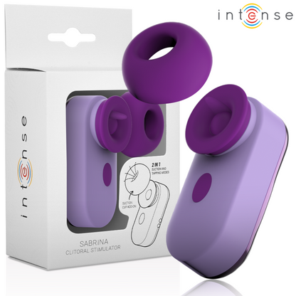 INTENSE - SABRINA PURPLE CLITORAL STIMULATOR