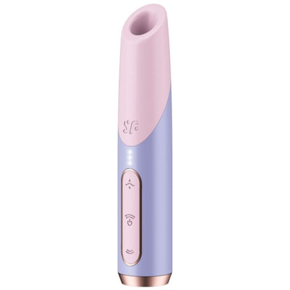 SATISFYER - BOLD KISS WAVE CLITORAL STIMULATOR PINK/VIOLET
