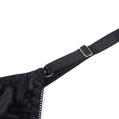 SUBBLIME - 955199 ADJUSTABLE BLACK LACE BRA SET S/M