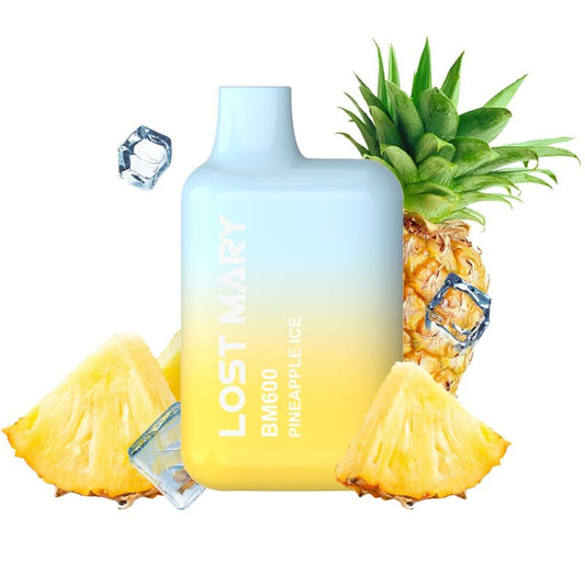 LOST MARY - VAPORIZADOR DE NICOTINA DESECHABLE BM600 2% PIÑA HELADA