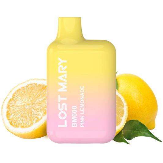 LOST MARY - VAPORIZADOR DE NICOTINA DESECHABLE ROSA LIMONADA BM600 2%
