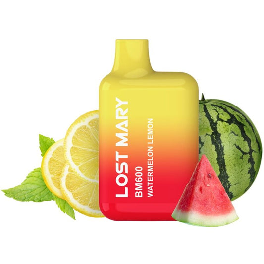 LOST MARY - VAPORIZADOR DE NICOTINA BM600 2% DESECHABLE SANDÍA LIMÓN