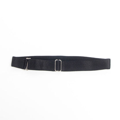 SUBBLIME - 955380 BLACK LEATHER DRESS WITH STRAPS L/XL