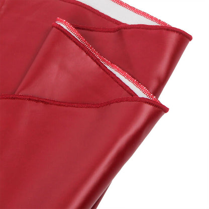 SUBBLIME - 955397 DRESS WITH BURGUNDY LEATHER STRAPS S/M