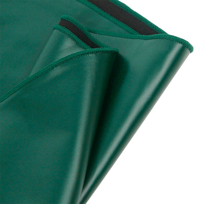 SUBBLIME - 955434 GREEN LEATHER DRESS WITH STRAPS S/M