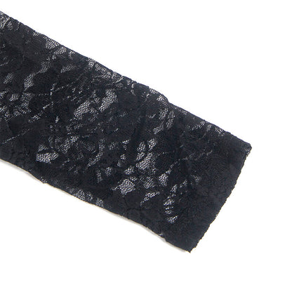 SUBBLIME - 955601 LONG SLEEVE DRESS WITH BLACK LACE L/XL