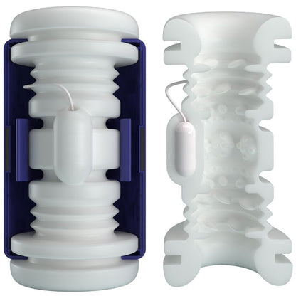 PRETTY LOVE - DJ LADY MALE VIBRATING MASTURBATOR 5 SETTINGS PURPLE