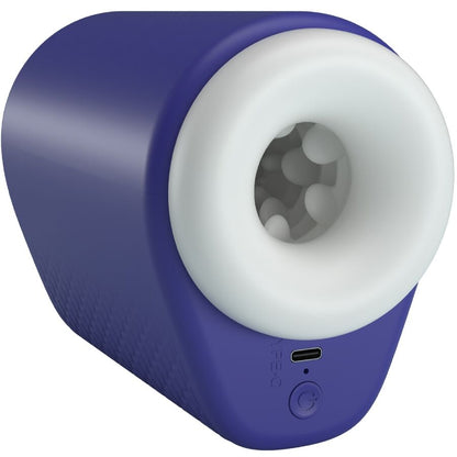 PRETTY LOVE - DJ LADY MALE VIBRATING MASTURBATOR 5 SETTINGS PURPLE