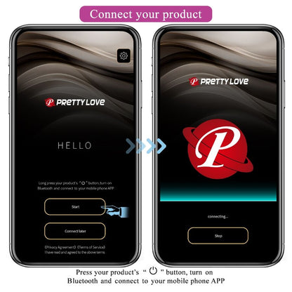 PRETTY LOVE - PURPLE LEVIATHAN APP-CONTROLLED VIBRATOR