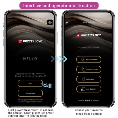 PRETTY LOVE - PURPLE LEVIATHAN APP-CONTROLLED VIBRATOR
