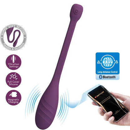 PRETTY LOVE - PURPLE LEVIATHAN APP-CONTROLLED VIBRATOR