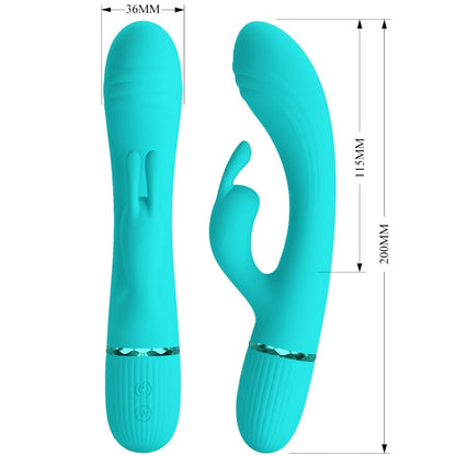 PRETTY LOVE - SCOCCO TURQUOISE RABBIT VIBRATOR