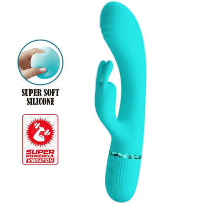 PRETTY LOVE - SCOCCO TURQUOISE RABBIT VIBRATOR