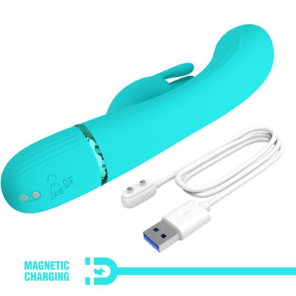 PRETTY LOVE - SCOCCO TURQUOISE RABBIT VIBRATOR