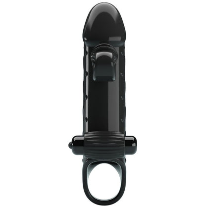 ROMANCE - BLACK VIBRATING PENIS SLEEVE