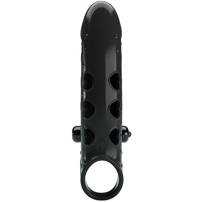 ROMANCE - BLACK VIBRATING PENIS SLEEVE