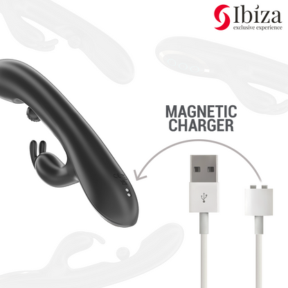 IBIZA - PODEROSO VIBRADOR RABBIT COM PÉROLA ROLANTE MASSAGEADORA