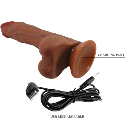 BAILE - CALISTO DILDO REALISTA 24 CM COLOR CARNE