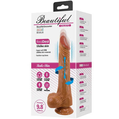 BAILE - CALISTO DILDO REALISTA 24 CM COLOR CARNE
