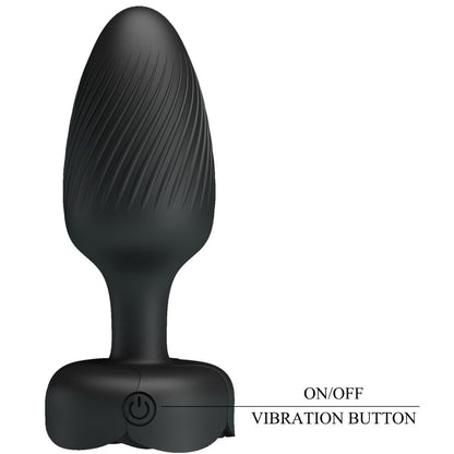 PRETTY LOVE - OSBORN PLUG ANAL COM LUZ LED PRETO 9,8 CM