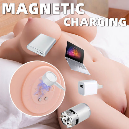 XISE - TORSO REALISTA FEMININO LIMPO COM IMPULSO DE 71 CM