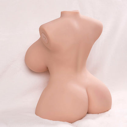 XISE - TORSO REALISTA DE IMPULSO PEQUENO COM VIBRAÇÃO FEMININA 40 CM