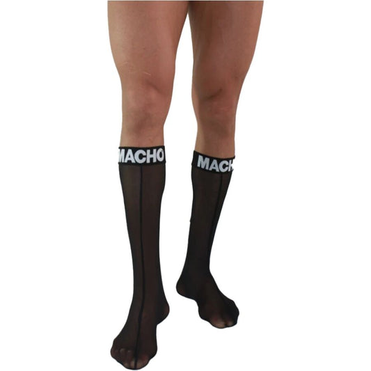 HOMBRE - CALCETINES FINOS TALLA ÚNICA NEGRO